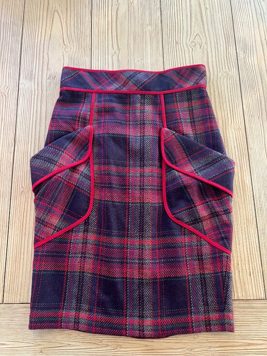 Plenty by Tracy Reese for Anthropologie Dresses & Skirts - Plenty by Tracy Reese Anthropologie Plaid Wool Pocket Skirt Size 4